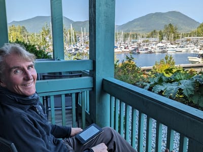 Ucluelet: View from from our balcony