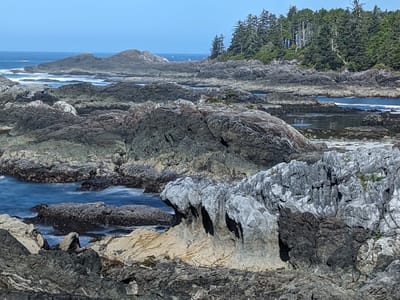 Ucluelet: Scouting out the wave for sunset