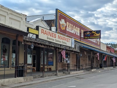 The Loneliest Road through Nevada: Eureka Main Street