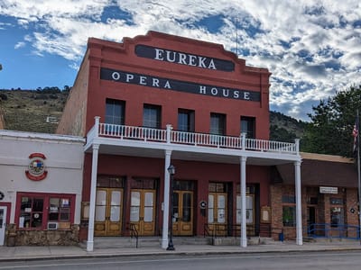 The Loneliest Road through Nevada: Eureka Opera House