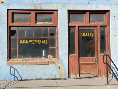 The Loneliest Road through Nevada: Eureka Art Gallery