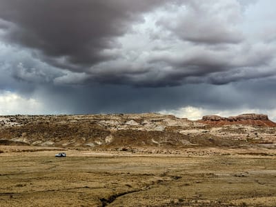 Factory Butte: Storm's coming
