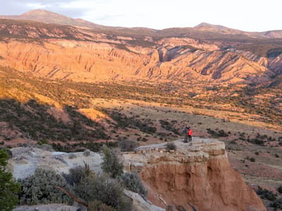 Cathedral Valley: Sunrise at the Upper Cathedral Valley Lookout