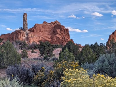 Kodachrome Basin State Park: Heading out on the Panaorama Trail