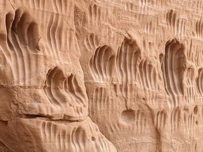 Kodachrome Basin State Park: Handprints on Indian Cave