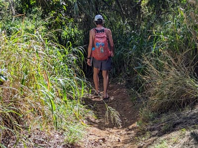 North Shore - The Cliffs at Princeville: Trail to Larsen's Beach