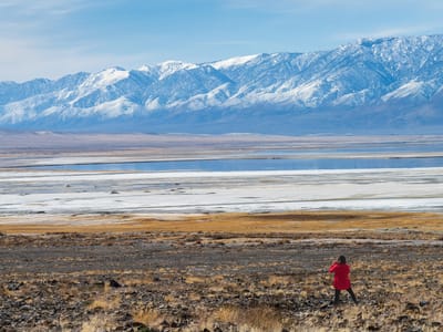 Bishop: Owens Lake with water