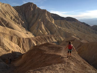 Death Valley National Park: Promontory at end of Red Cathedral trail