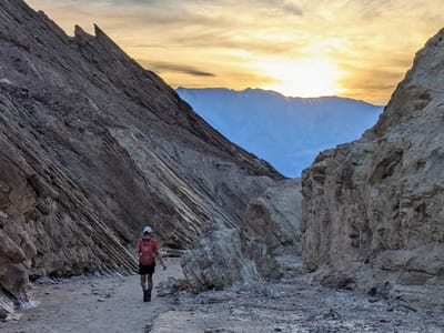 Death Valley National Park: Barely making it out by sunset