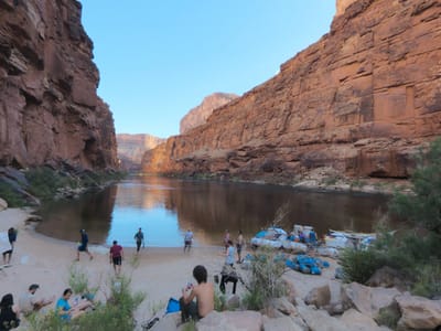 Day 1 - Lee's Ferry (Mile 1) to Hot Na Na Wash (Mile 17): Camp Life
