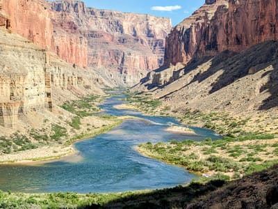 Day 3 - Buck Farm Canyon (Mile 41) to Nankoweap Canyon and Granaries (Mile 53): Views along the hike up to the Granaries