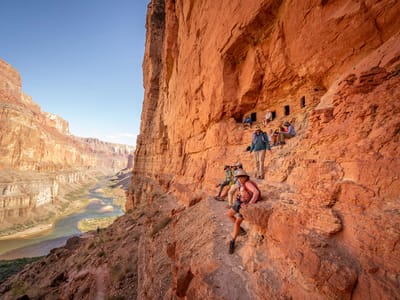 Day 3 - Buck Farm Canyon (Mile 41) to Nankoweap Canyon and Granaries (Mile 53): What goes up must come down