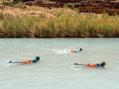 Day 4 - Nankoweap Canyon (Mile 53) to Carbon Canyon (Mile 65): Short cut back to the rafts