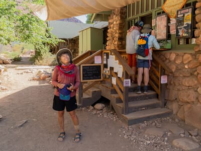Day 6 - Zoroaster Rapid (Mile 85) to just after Hermit Rapid (MIle 96): Cold lemonade - first cold drink in a week