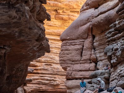 Day 8 and 9 - 119 Mile Rapid (119) to Thunder River Camp (Mile 134): Our little concert hall