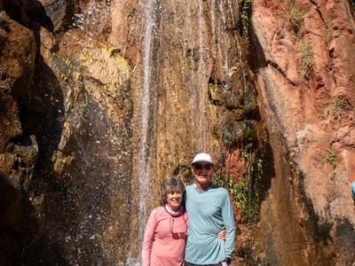 Day 8 and 9 - 119 Mile Rapid (119) to Thunder River Camp (Mile 134): Stone Creek Waterfall