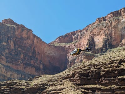 Day 10- Thunder River Camp (Mile 134) to Olo Canyon Camp (Mile 146): Helicopter evacuation