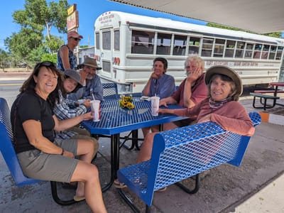 Day 14 (The Finale) - Mile 216 Camp to Diamond Creek: ice Cream stop in civilizaiton
