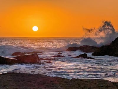 Carmel: Sunset at Weston Beach