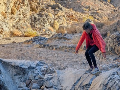 Death Valley National Park: I can't even walk down this thing