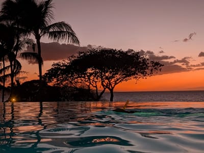 Wailea: Sunset swim