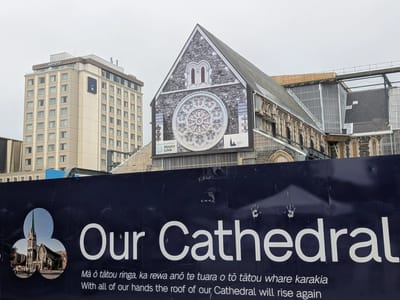 Christchurch: Damaged Christ Church Cathedral