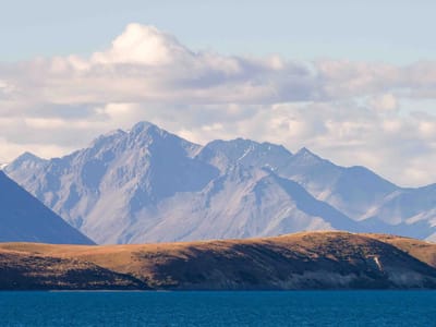 Lake Tekapo: View of Lake Tekapo from the Church