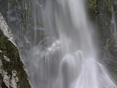 Milford Sound: Stirling Falls up close