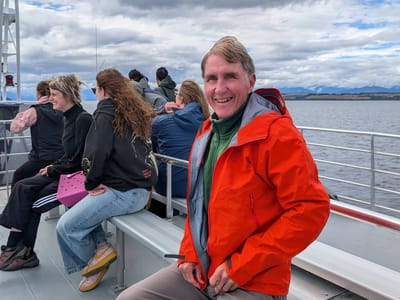 Te Anau (the second time): Herb on Lake Te Anau