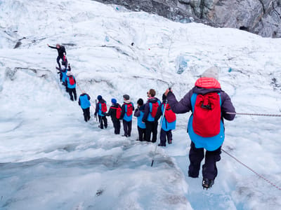 Fox Glacier: And off we go...