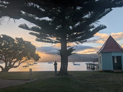 Akaroa: View from our dinner