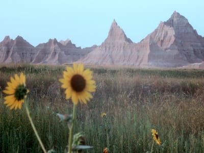 Badlands National Park: Badlands sunset