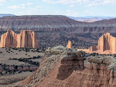 Cathedral Valley: Upper Cathedral Vallely