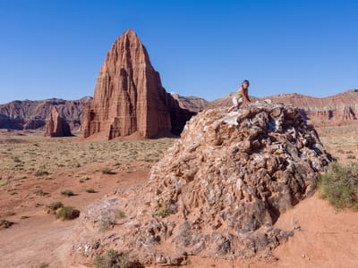 Cathedral Valley: Climbing Glass Mountain