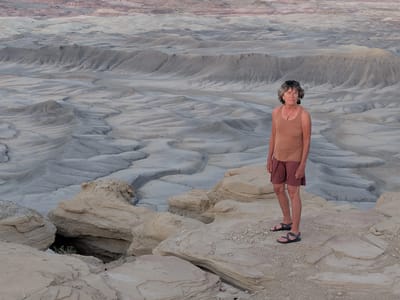 Mars Desert Research Station, Factory Butte, and Moonscape Overlook: Moonscape Overlook