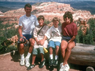 Bryce Canyon National Park: Gaidus family at Bryce Canyon