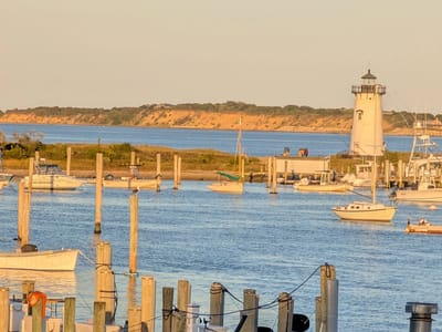 Edgartown: Sunset from our deck
