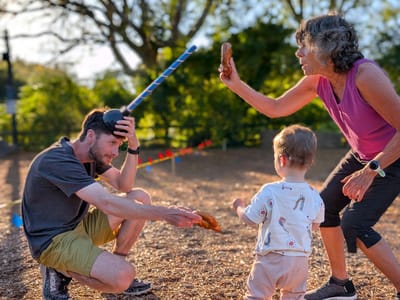 Edgartown: Pretzel Tossing