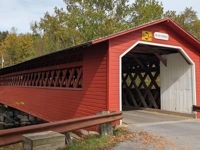 Vermont (and the Berkshires): Henry Covered Bridge