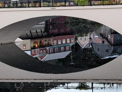 Vermont (and the Berkshires): Reflection under the Iron Bridge