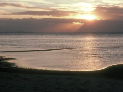 Antelope Island State Park: Sunset over the Great Salt Lake