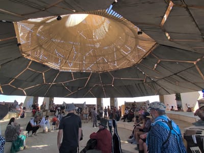 Our Burning Man Experience: Interior of the Temple of the Deep