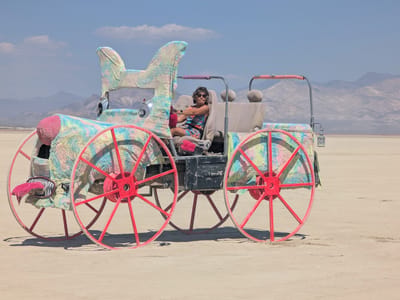 Our Burning Man Experience: On to the next art installation