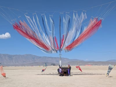 Our Burning Man Experience: Waves into Sky