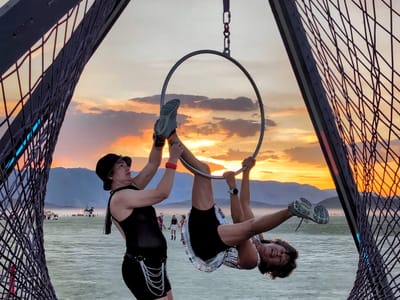 Our Burning Man Experience: Getting a little help