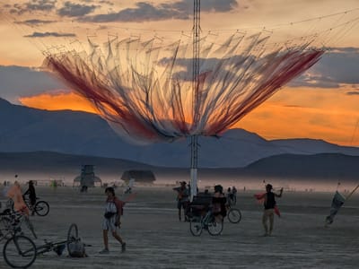 Our Burning Man Experience: Waves in the Sky