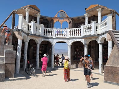 Our Burning Man Experience: Moonlight Library