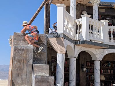 Our Burning Man Experience: Up to the 2nd Floor