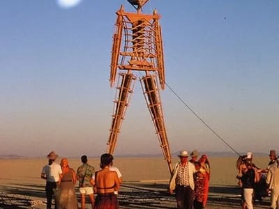 So, What is Burning Man: 1990 Black Rock Desert 0 40-foot Man