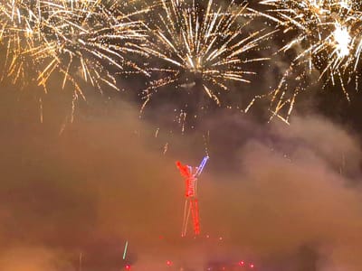 The Climax - The Burning of the Man: Pyro show